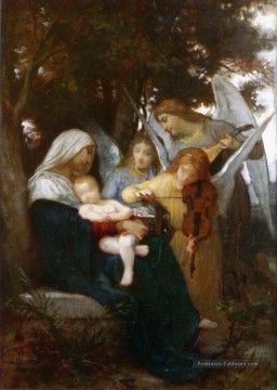 William Adolphe Bouguereau œuvres - Étude pour Vierge aux anges réalisme William Adolphe Bouguereau